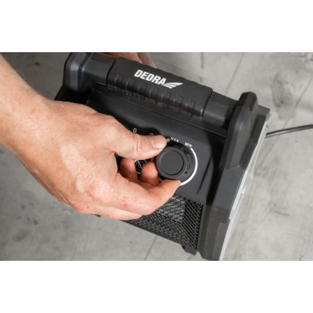 Nagrzewnica elektryczna PTC 2,0kW DEDRA DED9930C4, 20/1000/2000W, 140m3/h, ceramiczna grzałka