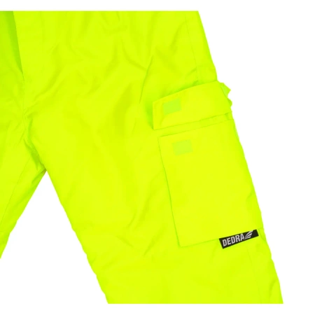 Spodnie ocieplane DEDRA BH80SP1-XL rozmiar XL, żółte