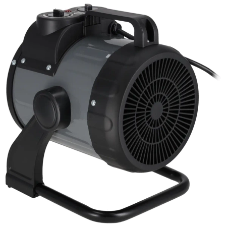 Nagrzewnica elektryczna PTC 2,0kW okrągła, czarna DEDRA DED9930C2 ceramiczny element grzejny