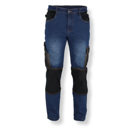 Spodnie jeans, dżinsy robocze, spodnie z denimu DEDRA BH45SP-XXL gramatura 280g/m2, rozmiar XXL