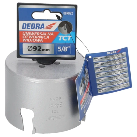 Otwornica uniwersalna TCT DEDRA 08X092 92mm 5/8''