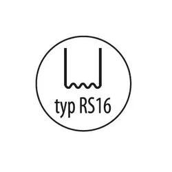 Zszywki do plastiku, DEDRA DED75276 typ RS16, 0.6mm, mała fala,100szt