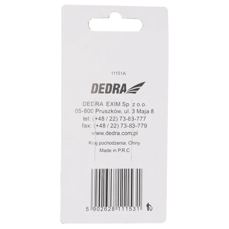 Ostrze ząbkowane do usuwacza fug, spoin DEDRA 11151A 50mm szerokości