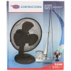 Wentylator biurkowy DESCON DA-0900B 30W, 9", czarny