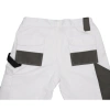 Spodnie ochronne DEDRA BH4SP-S S/48, białe, White line 190g/m2