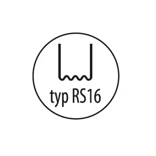 Zszywki do plastiku, DEDRA DED75276 typ RS16, 0.6mm, mała fala,100szt