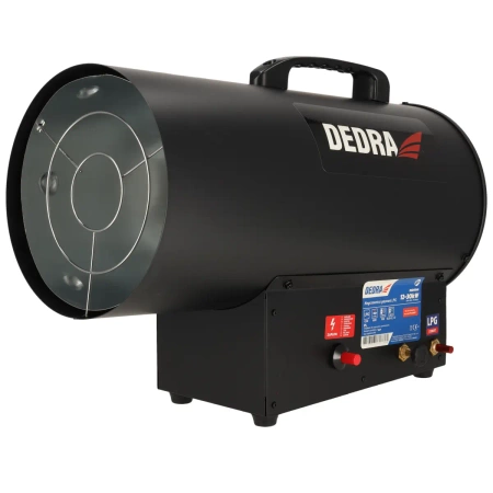 Nagrzewnica gazowa 12-30kW, czarna DEDRA DED9946