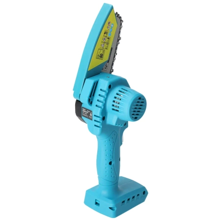 Mini piła łańcuchowa akumulatorowa, mini piła do gałęzi DEDRA SAS+ALL DED6984 18V, prowadnica 4"