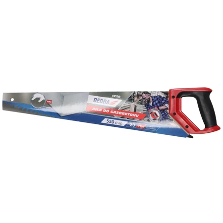 Piła do gazobetonu DEDRA 1229 550mm, 23 zęby, stal HM