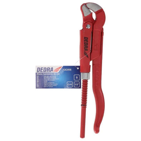 Klucz nastawny do rur DEDRA 12C05S CRV, 1/2" typ S
