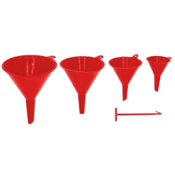 Zestaw lejków uniwersalnych 50,80,100 i 120mm DEDRA N1534, 4 szt w zestawie