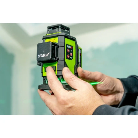 Multilaser, poziomnica leserowa 4D DEDRA MC0908 , zielona wiązka, diody Sharp