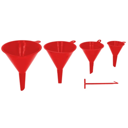Zestaw lejków uniwersalnych 50,80,100 i 120mm DEDRA N1534, 4 szt w zestawie