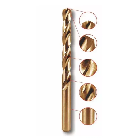 Wiertło do metalu kobaltowe DEDRA WK03570 HSS-Co, 5% Co, 135°, 3,5x70mm, 1szt