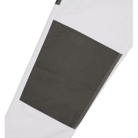 Spodnie ochronne DEDRA BH4SP-S S/48, białe, White line 190g/m2