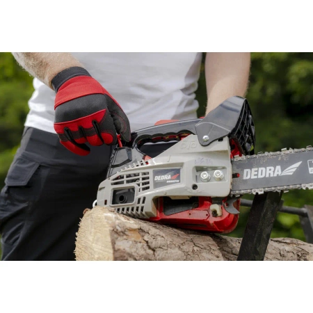 Piła spalinowa łańcuchowa, mini piła łańcuchowa Garden DEDRA DED8719, moc 1,0 kW 25,4 cm³, prowadnica 10" 25 cm