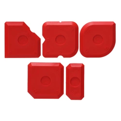 Szpachelki do silikonu, DEDRA 15B087, 5 sztuk