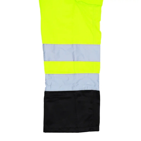 Spodnie ochronne DEDRA BH81SP1-L  odblaskowe rozmiar L, żółte