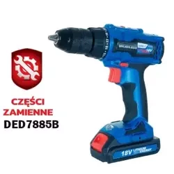 Części zamienne do wiertarko-wkrętarki DEDRA DED7885B
