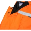 Spodnie ocieplane ogrodniczki DEDRA BH80SO2-XL rozmiar XL, pomarańczowe