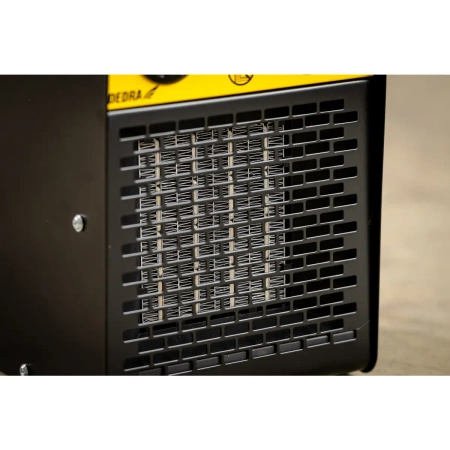 Nagrzewnica elektryczna PTC 2,0kW, kwadratowa, czarna DEDRA DED9930C1 ceramiczny element grzejny