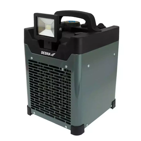 Nagrzewnica elektryczna 3,3kW BLUETOOTH lampa LED DEDRA DED9921XS