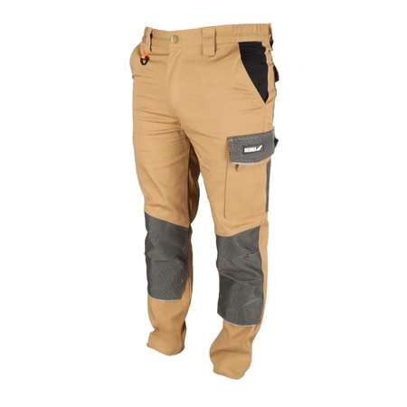 Spodnie ochronne DEDRA BH42SP-LD LD/54, 97% bawełna +3% elastan, Slim line 270g/m2