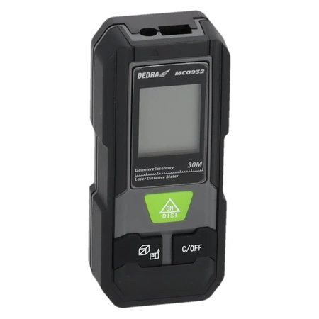 Dalmierz laserowy 30m, DEDRA MC0932, mini dalmierz