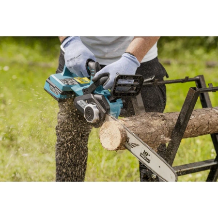 Piła łańcuchowa akumulatorowa 18", 2x 18V, DEDRA SAS+ALL DED7184VA, prowadnica 18"