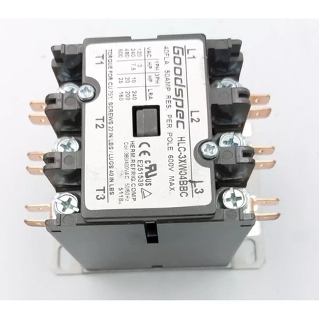 #22 Stycznik HLC-3XW04-BBC do nagrzewnicy elektrycznej DEDRA DED9926 i DED9927