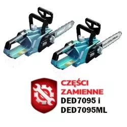 Części zamienne do piły łańcuchowej DEDRA DED7095 i DED7095ML