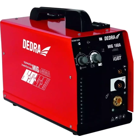 Spawarka inwertorowa DEDRA DESMI160M IGBT MIG/MAG, 160A z funkcją MMA