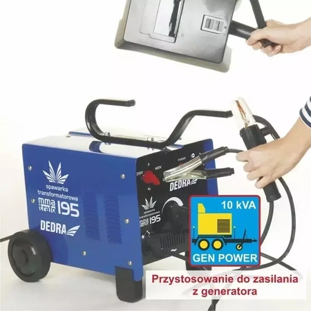 Spawarka transformatorowa DEDRA DESA195 180A 230V/400V