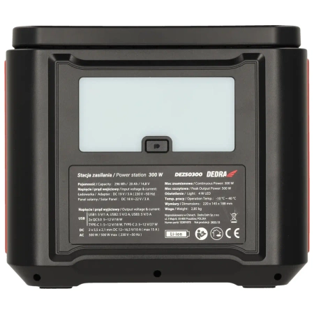 Stacja zasilania DEDRA DEZS0300 300/500W
