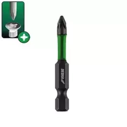 Końcówki wkrętakowe udarowe, bity udarowe Pozidriv  DEDRA 18A61PZ10-02 PZ1x50mm, 2szt blister