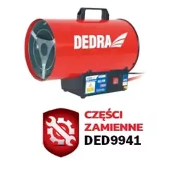 Części zamienne do nagrzewnicy gazowej DEDRA DED9941