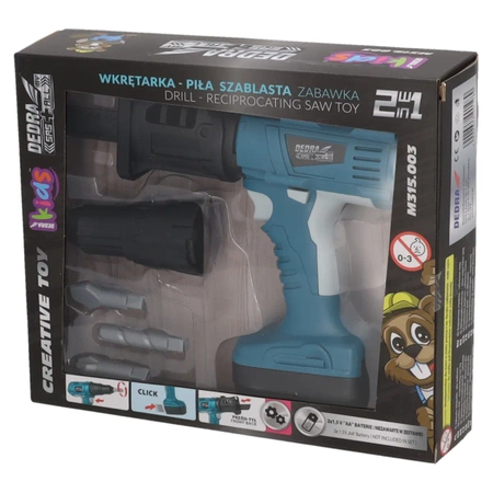 Zabawka wkrętarko-piła szablasta DEDRA M315.003