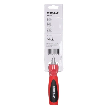 Dłuto do drewna, stolarskie DEDRA 06C032 10mm, stal CrV, dwumateriałowy uchwyt