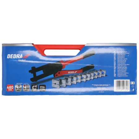Praska hydrauliczna ręczna do zaciskania końcówek, DEDRA 1268H1