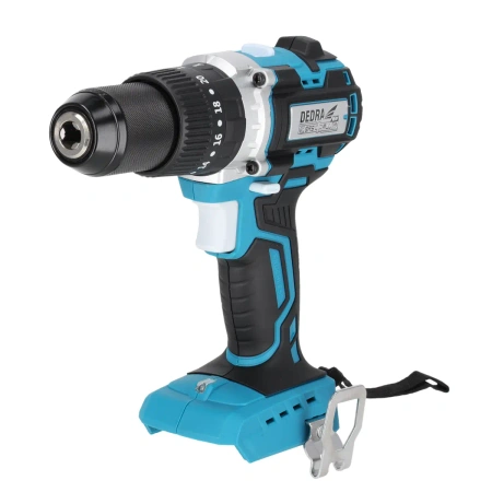 Wiertarko-wkrętarka akumulatorowa, wkrętarka 18V, DEDRA SAS+ALL DED7140 85Nm, 13mm z funkcją udaru, bezszczotkowa