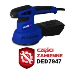 Części zamienne do szlifierki mimośrodowej DEDRA DED7947