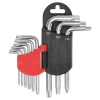 Zestaw kluczy torx krótkich DEDRA 06F220 zestaw 9szt, T10-T50 CRV