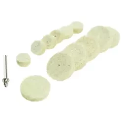 Filce polerskie DEDRA 08T607 zestaw 13szt