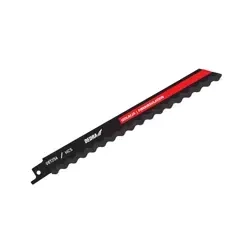 Brzeszczot do piły szablastej, lisicy do izolacji, gumy, kartonu DEDRA 08T256 200/175mm, HCS,2szt