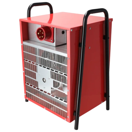 Nagrzewnica elektryczna 9kW, 400V, kwadratowa, czerwona DEDRA DED9924