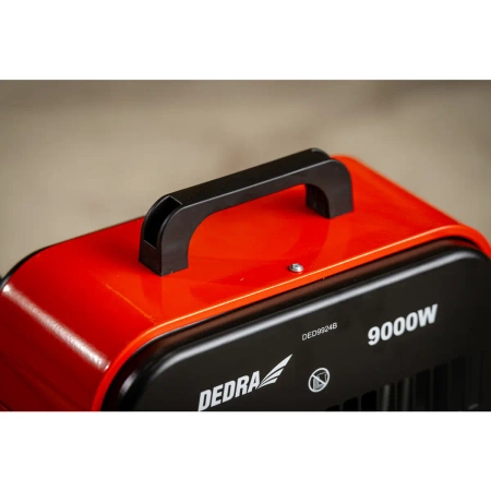 Nagrzewnica elektryczna 9kW, 400V, slim DEDRA DED9924B