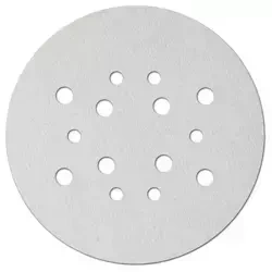 Tarczki ścierne z otworami do szlifierek do gipsu DEDRA DED7749UW6 białe, uniwersalne, 225mm, gr.240, rzep, 5szt