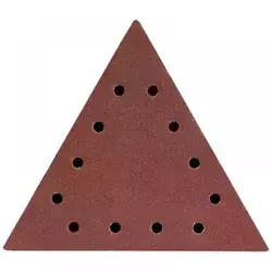 Tarczki ścierne z otworami trójkątne do szlifierek do gipsu DEDRA DED7749T3 285mm, gr.120, 5szt.