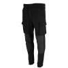 Spodnie dresowe czarne DEDRA BH21SA-XXL, rozmiar XXL/58, gramatura 300 g/m²