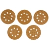 Tarczki ścierne Anti-clog 125mm, #180, rzep, zestaw 5szt, DED7947R06